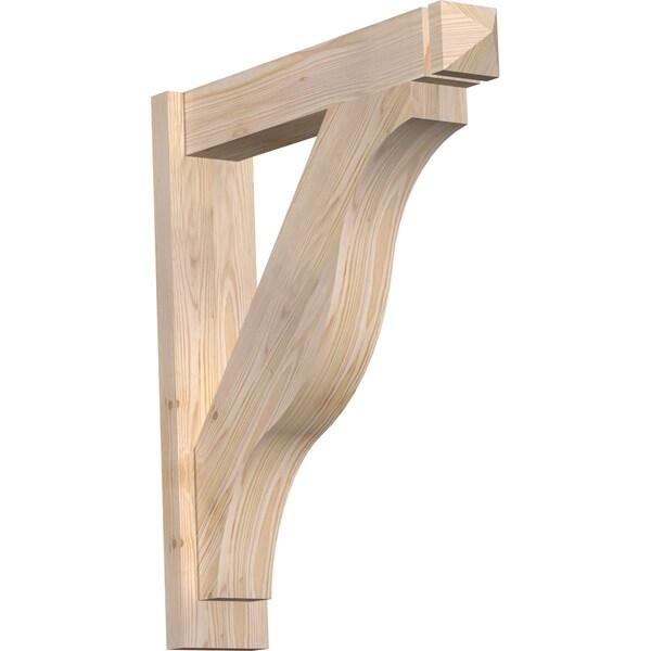 Ekena Millwork Funston Smooth Arts and Crafts Outlooker, Douglas Fir, 5 1/2"W x 26"D x 30"H OUT06X26X30FST03SDF - main